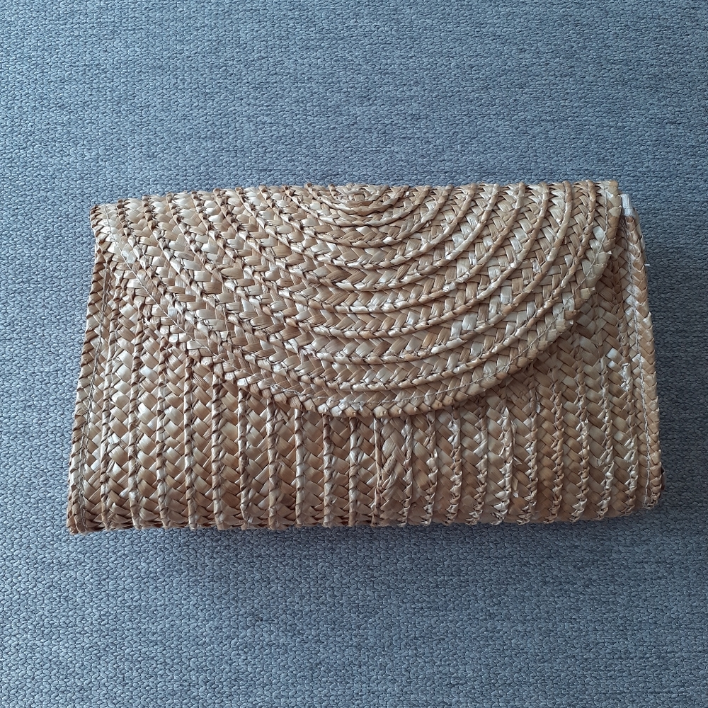 Straw Clutch Bag